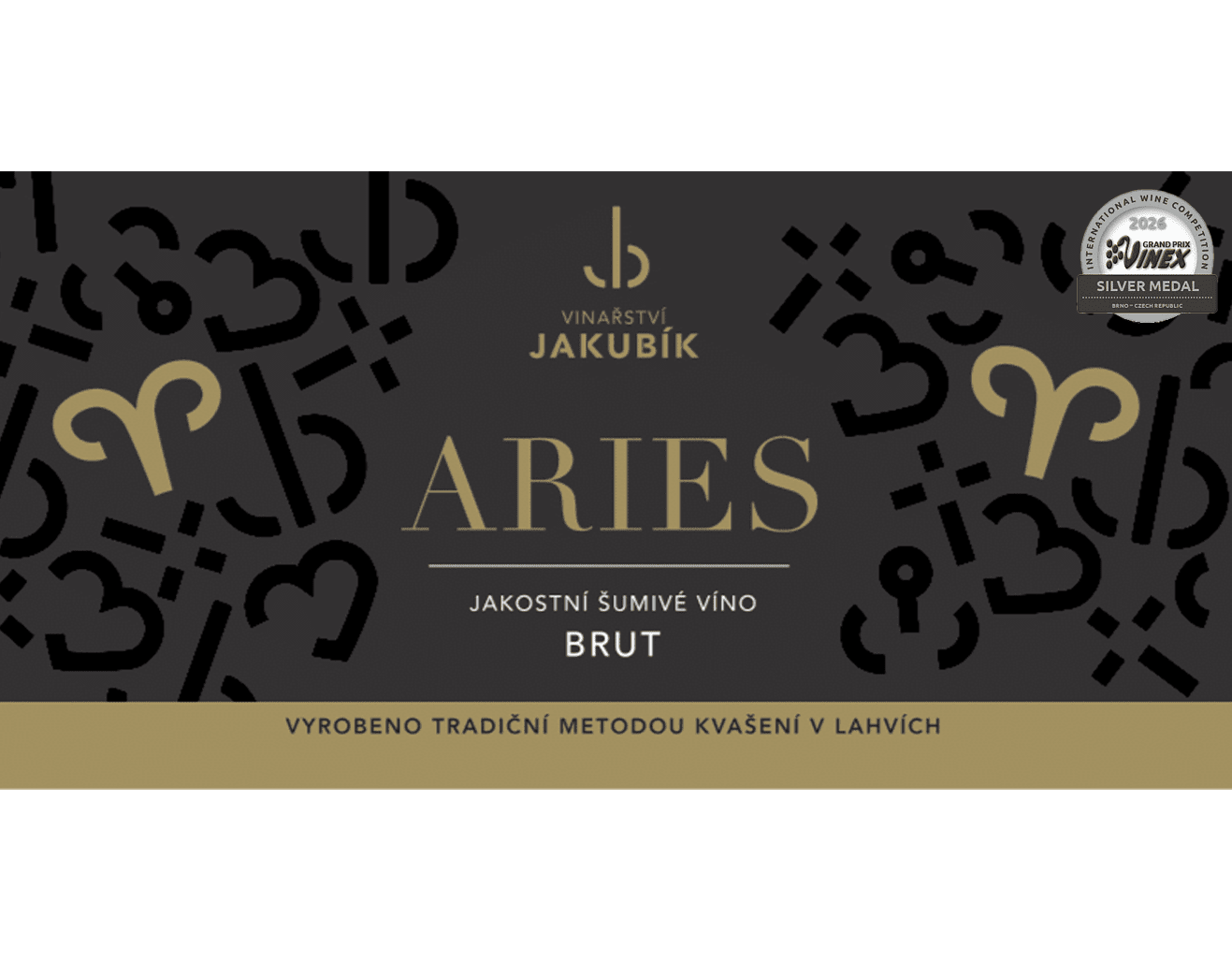 SEKT ARIES brut – 35 měsíců zrání na kalech